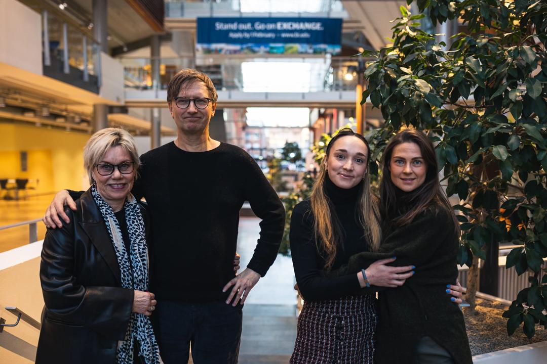 Øyvind Kvalnes, Fanny Duckert, Gloria Vitaly og Marte Rise