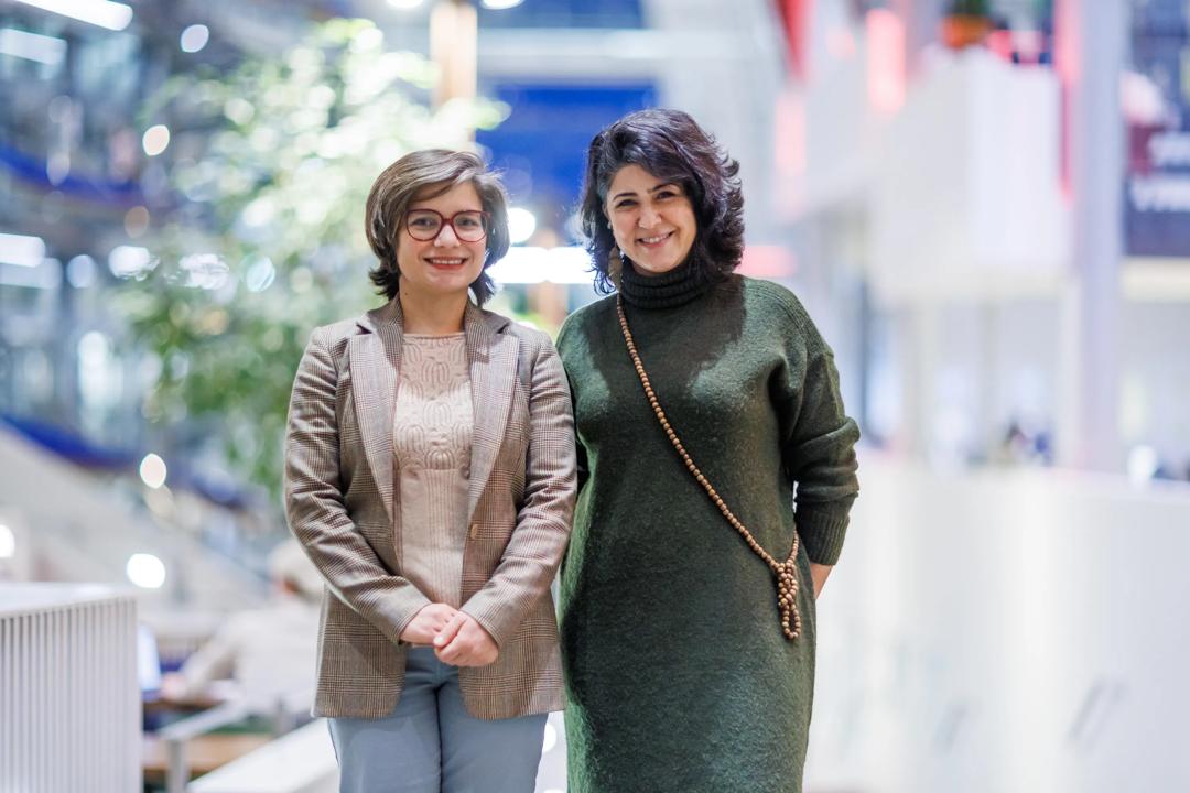 Sahizer Samuk og Lina Daouk-Öyry