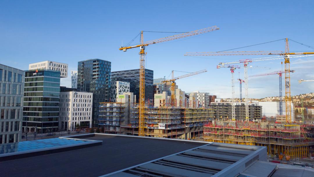 Bilde av en byggeplass