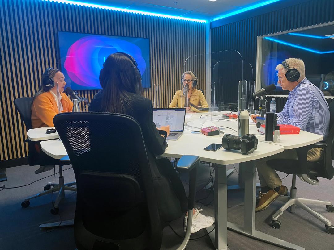 Innspilling i podkaststudio