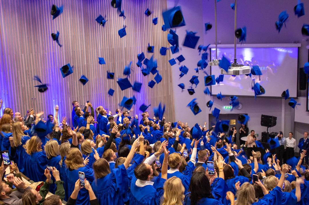 Students graduating