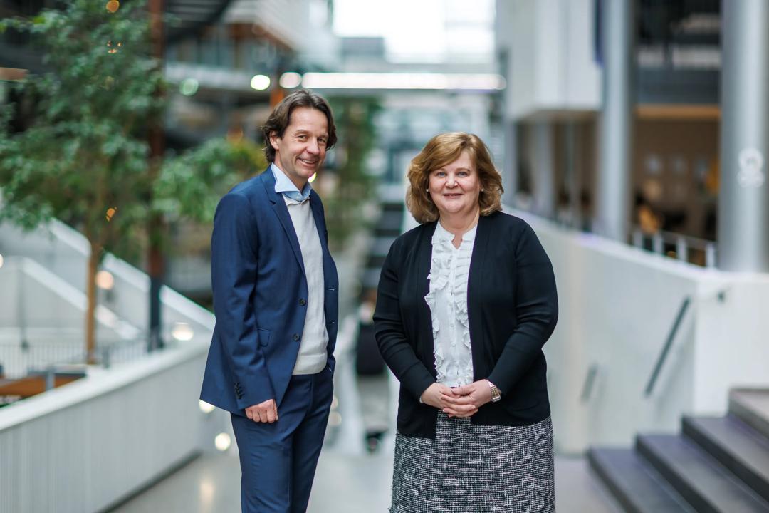 Jan Christian Fosseidbråten og Karen Spens