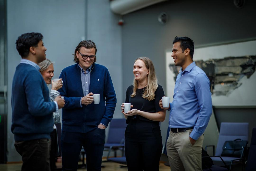 Group of people talking