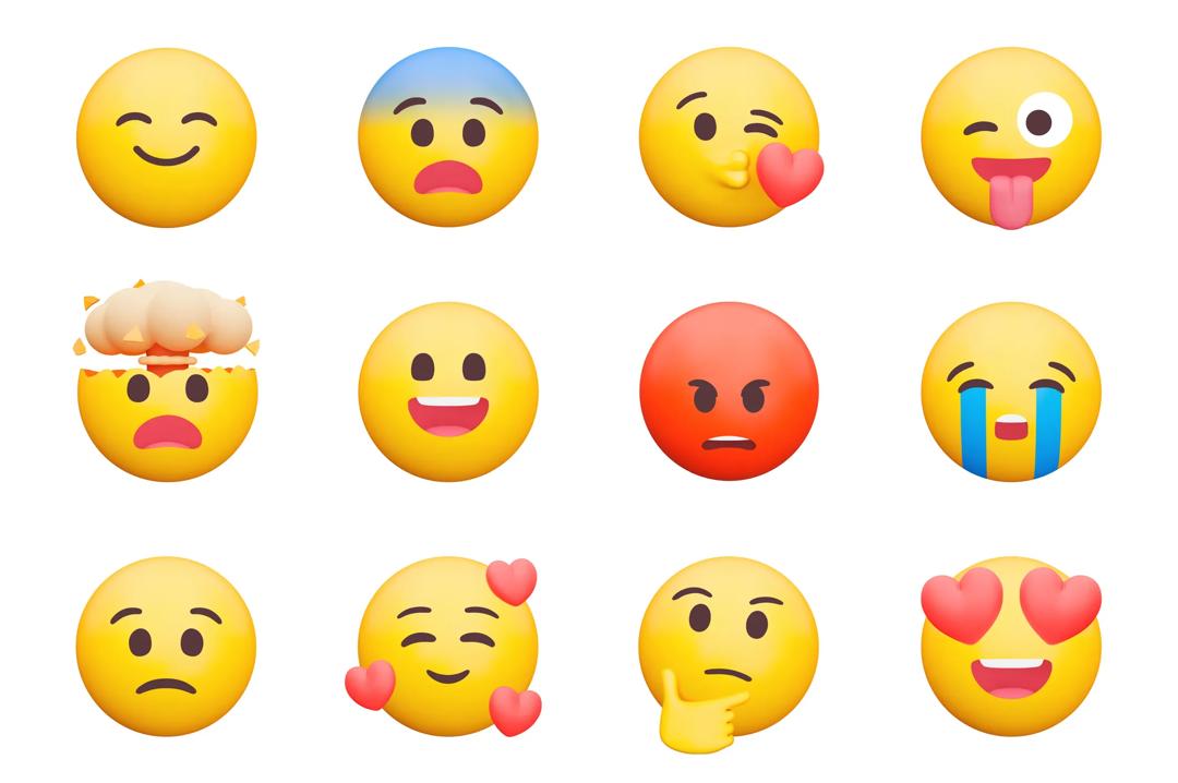 Eksempler på smilefjes
