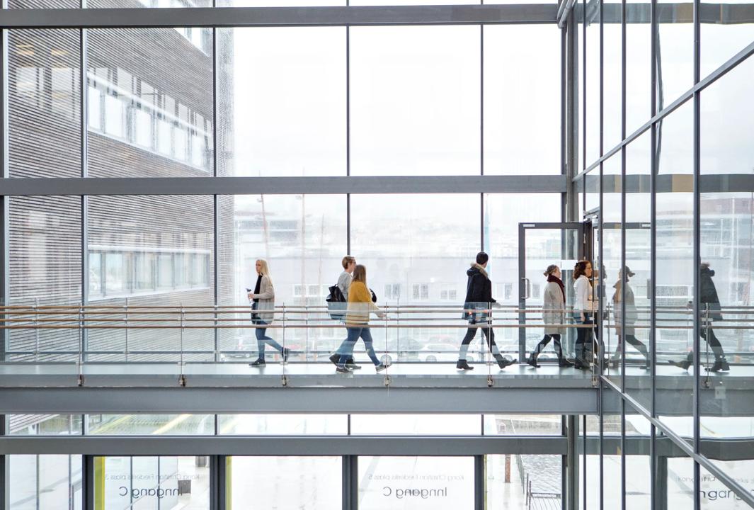Studenter ved campus Bergen
